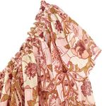 MISA Los Angeles MISA Vola Floral One Shoulder Midi Dress San Lorenzo Flora Pink Size M NWT Photo 7