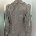 Storia Houndstooth Double Breasted Blazer Women's Size S Black White Classic Fit Photo 2