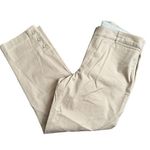 Talbots  Womens Size 6 Perfect Crop Khaki Tan Pants Photo 0