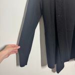 Chico's Black Label Cashmere Sweater Cardigan Women XS Black Bling Cozy Holiday Photo 2
