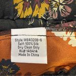 Johnny Was  Workshop Multicolor Floral Silk Palazzo Pants Size Medium Photo 5