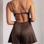 Meshki  Kelsey Cowl neck Playsuit SZ L Photo 2