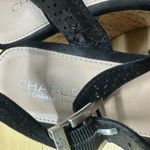 Charles by Charles David Women's Cork Wedge Black Platform Sandals Size … Photo 8
