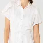 Draper James  White Eyelet Midi Dress Photo 0