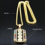 Crystal Stainless Steel Pendant Necklace Photo 5