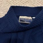 Erika Vintage Classics Clothing Co. Navy Blue Cable Knit Sweater Women size med. Photo 3
