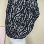 INC Women's Damask Faux Leather Lined Long Photo 4