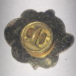 Independent Order of Odd Fellows Daughters of Rebekah Butterfly Bird Enamel Pin Orange Photo 3