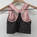 Victoria's Secret PINK Seamless Lightly Lined Racerback Sports Bra Gray Women S Photo 1