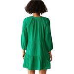 Michael Stars Sona Dress Kelly Green NWTs Gauzy Long Sleeve size XS Double Cloth Photo 1