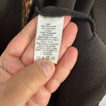 Simonton Says L Brown Leopard Trim Jacket Animal Print Glam Edgy Workwear Chic Size L Photo 5