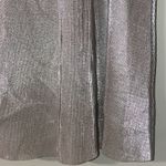 Maurice's Metallic shiny skirt silver gold shine size medium Photo 1