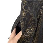 Club Monaco Bria Metallic Gold Honeycomb Mesh Cocktail Dress Sleeveless, Size 6 Photo 8