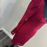 City Studio Vibrant Red Lace Dress Photo 2