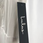 Lulus NWT Lavish Lattice Bodycon Dress in White Size Small Photo 6