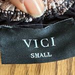 VICI Small Black & Pink Floral Dress With Open Tie Back NWT Oversized Relaxed Photo 5