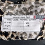 Merona Vtg Y2K Babydoll Leopard Blouse Brown Small Photo 7