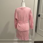 Draper James  Bobbie Sweatshirt Dress in Pink Embroidered Villa Sz M Photo 5