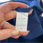 Tuckernuck Mini Royal Navy Blue Cotton Poplin 3/4 Shirt Dress R20620T EUC Size M Size M Photo 8