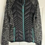Xersion Women's Black and Gray Jacket with Teal Accents Photo 0