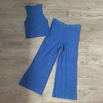 House of Harlow 1960 Ribbed Knit Two Piece Pant Set Photo 1
