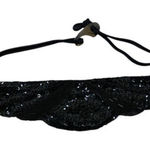 Black Sequin Embellished Stretch Headband Festival Party Glam‎ Photo 0