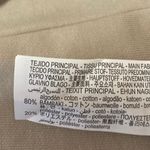 ZARA  Women's Cream Beige Knit Short Sleeve Mock Neck Shirt Sweater Top Size XL Photo 3