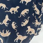 J.Crew Factory Cheetah Novelty Print V-Neck Short Sleeve Wrap Mini Dress Size 4 Photo 8