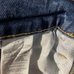 Old Navy  Jeans Womens Sz 6 Sky High Extra Blue Distressed Raw Straight Leg Pants Photo 7