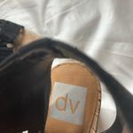 DOLCE VIDA| MARYBETH LASER CUT CORK BLACK WEDGES sz 7 Photo 2