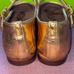Sam Edelman  Michaela in Medallion Gold Leather 7.5 with box Womens Flats Shoes Photo 10