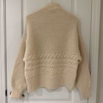 ZARA  Women’s Cable Knit Pompom Sweater Size M Photo 7