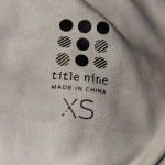 Title Nine  Womens Teal Blue White Long Sleeve Shirt‎ XS Photo 3