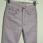 Rag and Bone High Rise Ankle Skinny In Lilac Size 24 Photo 1