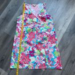 Motherhood Maternity Floral Dress Large Bright Cotton Photo 4