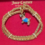 Juicy Couture  nwt Gold Bracelet with Dog Charm Photo 0