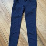 Athleta blue workout athletic Leggings front and back pockets size XS Photo 0