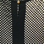 AGENDA Womens Top Size XL Loose Style 3/4 Sleeves Silky Polyester Black Beige Photo 5