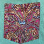 Southern Marsh Women’s Size XL Light Blue Paisley Graphic Long Sleeve Cotton Tee Photo 4