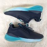 CLOVE Womens Classic Nursing Sneaker Size 8 Comfort Shoe Slip On Navy Aqua Blue Photo 9