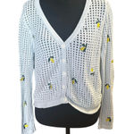 Forever 21  Lemon Blue Knit Cardigan – Size 0 Photo 0