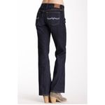 Lucky Brand  Jean 4 27 Dayton Sweet N Low Flare Blue Ol Redwood Photo 1