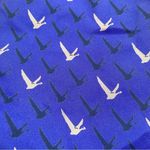 Grey Goose 100% Silk Scarf Royal Blue w/ Goose Print Photo 1