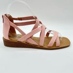 Journee Collection Journee‎ Collection Sandal Womens 6 Pink Strappy Lanza Square Toe Sandal NEW Photo 3