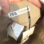 ZARA NWT  Tan Khaki Women's tube top tank SMALL Photo 4