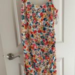 Lovers + Friends NWT Deja Sleeveless Midi Dress Bouquet Floral | L Photo 2