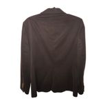 Brooks Brothers  Womens Blazer Size 12 Brown 3 Pocket Brushed Cotton Jacket Italy Photo 9