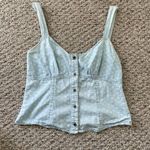 Mimi Chica SALE Button Down Crop corset Tank Photo 1