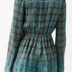 Urban Outfitters Outiftters Ecote Helena Printed Long-Sleeve Romper Photo 2