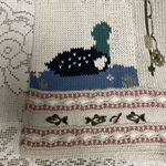 Amazing Y2k wool rich hand knit vintage sweater size small Photo 4